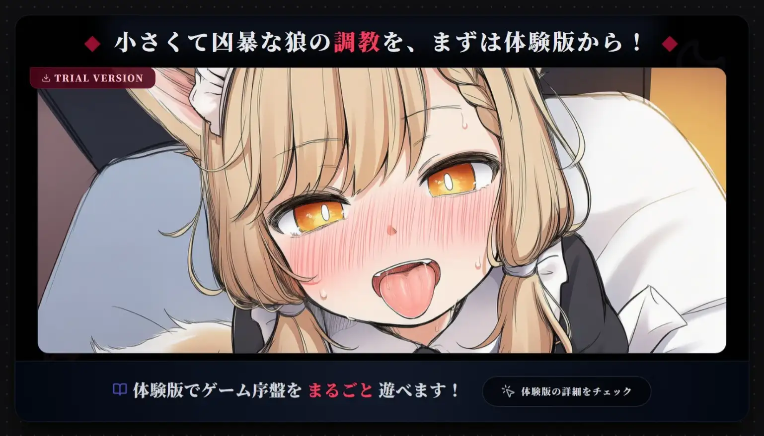 小小凶狼的驯养方法 官方中文 【PC/810M/新作】-乐游二次元